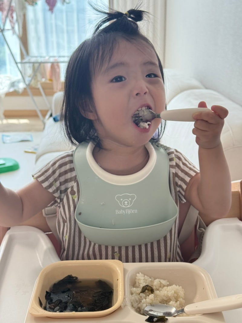 돌아기 무염 미역국 끓이기 완밥 레시피 유아식 국 추천