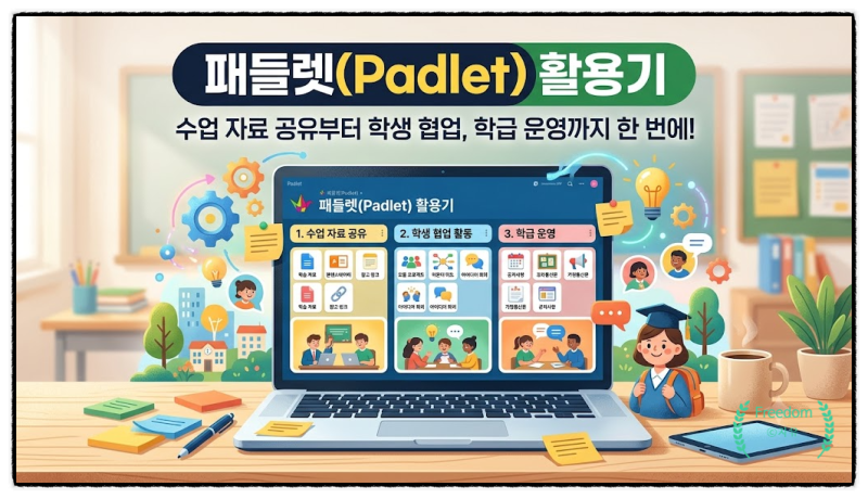 [영어 수업] 에듀테크 패들렛(Padlet) 활용하기_수업 자료 공유, 협업, 학급 운영