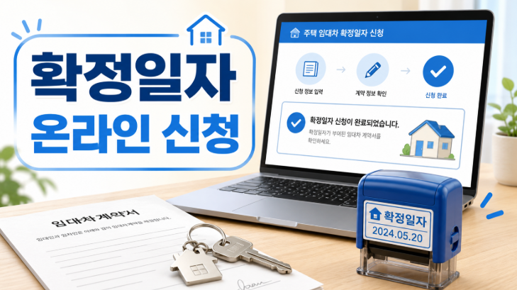 확정일자 받는 법 온라인 신청, 인터넷등기소 준비물과 순서