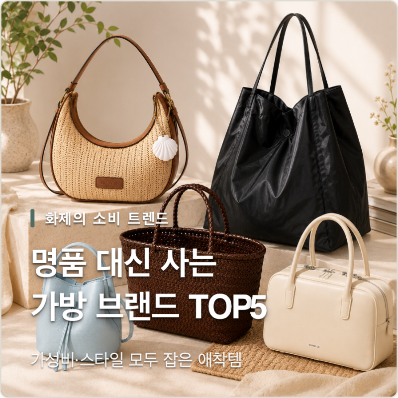 의외로 돈 벌어도 연예인들이 명품 대신 사는 가방 브랜드 TOP 5