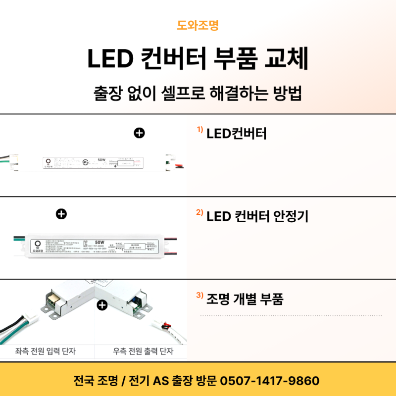 LED 컨버터 부품 파는 곳, 출장 없이 셀프로 해결하는 방법