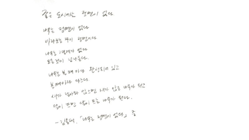 ｢도시의 마음｣ 김승수 | 전주 도서관 | 전주 도시계획