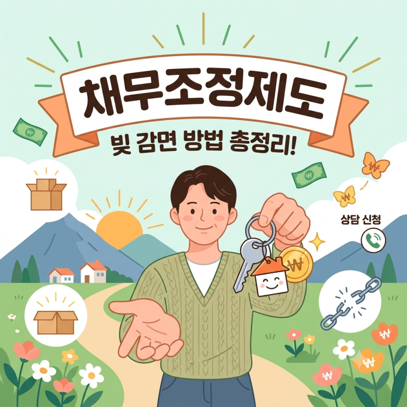 채무조정제도 자격 조건부터 신청 방법까지!
