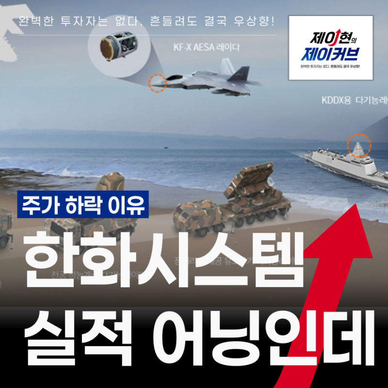 한화시스템 주가 전망, 실적 어닝서프라이즈인데 하락한 이유