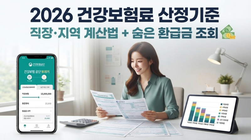 내 건강보험료 얼마 나올까? 직장인 vs 지역가입자 산정기준부터 숨은 환급금 조회 방법까지 ....