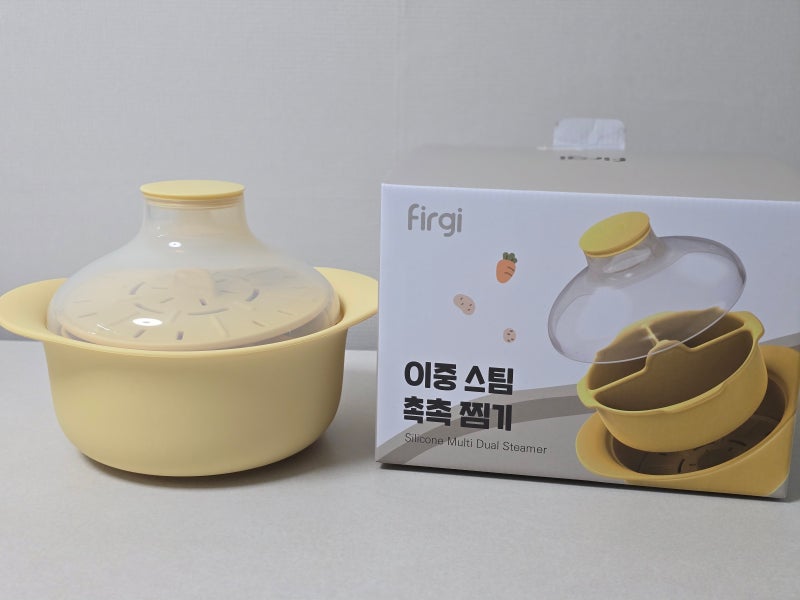 이유식 찜기 키즈마일 이유식 1등 퍼기 이중 스틱 촉촉 찜기
