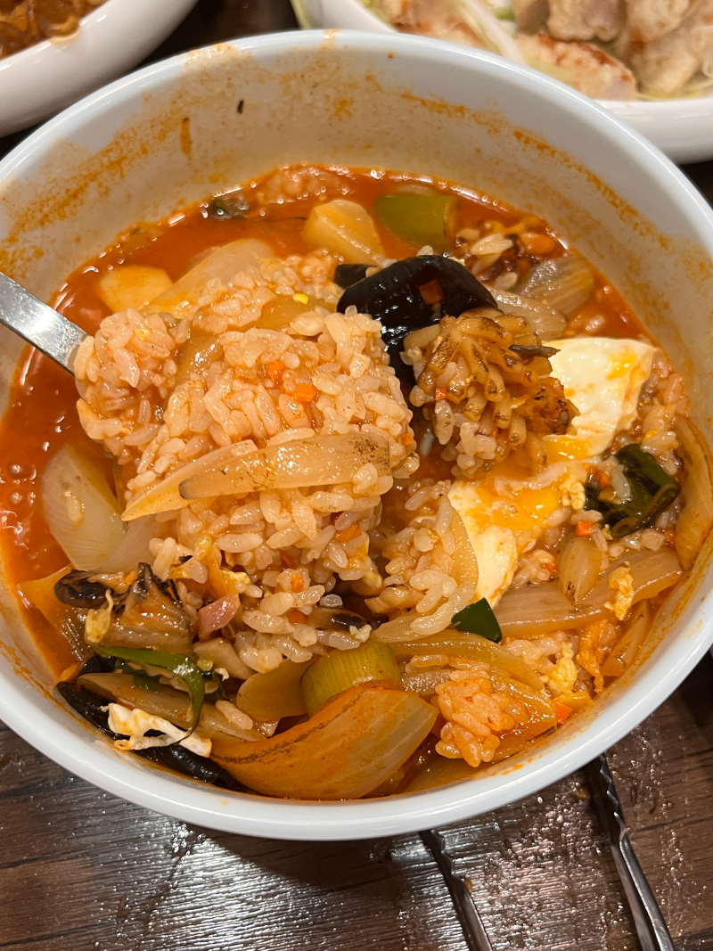 강남구청역 중식 맛집 중화객잔 수, 갈릭빈새우랑 중화국밥&후라이 먹고 온 후기