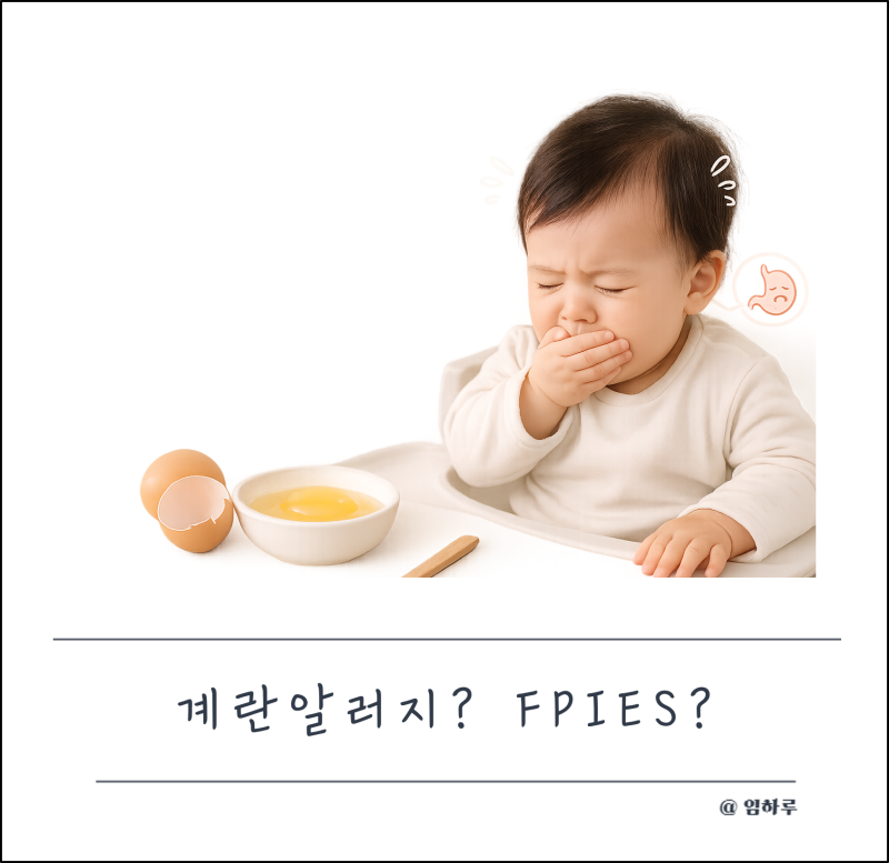 육아 정보: FPIES(식품 단백질 유발 장염 증후군)을 아시나요?