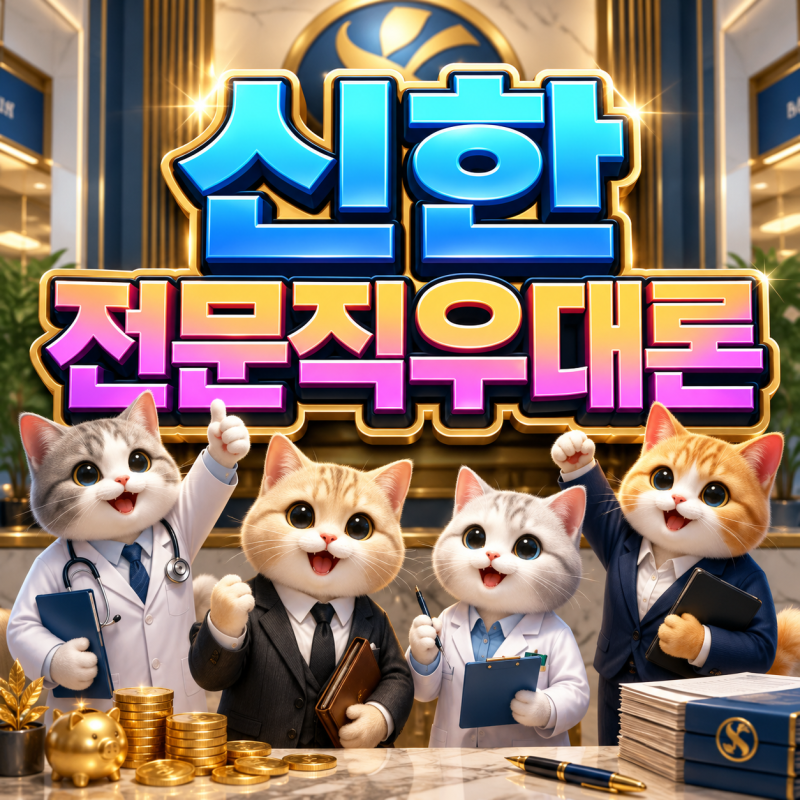 2026 신한전문직우대론 최고 4억원 한도와 금리 우대 받는 조건은!?