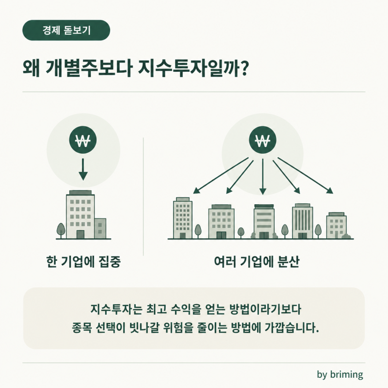 [투자기초] 미국 지수투자란? 초보자가 S&P500 · 나스닥100을 선택하는 이유
