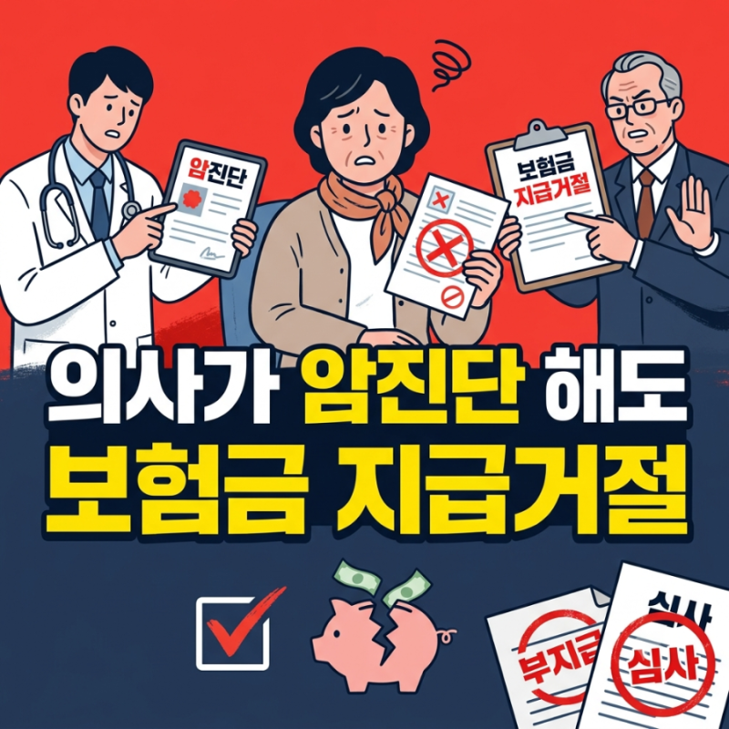암진단비 보험금청구 지급거절 일반암 소액암 제자리암 상피내암 경계선종양