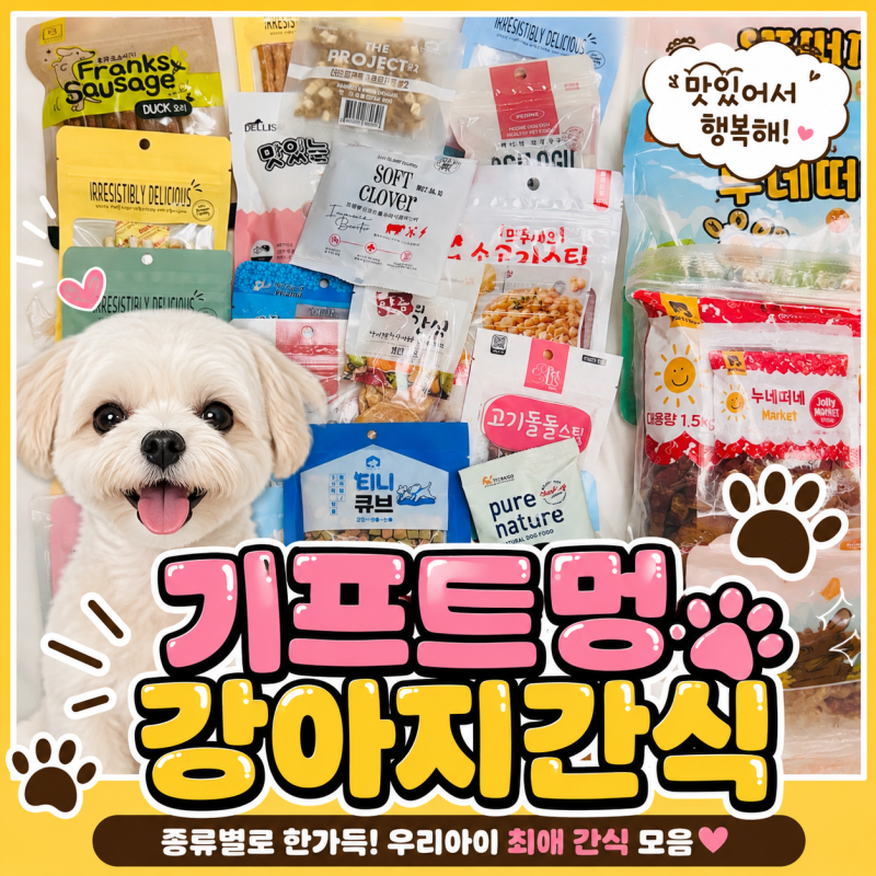 기프트멍 강아지 간식 랜덤박스