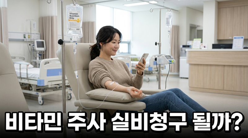 비타민 주사 실비 청구, '이 조건' 안 맞으면 전액 본인 부담? (피로 회복 vs 질병 치료 보상 기....