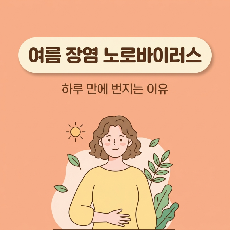 여름 장염 노로바이러스 증상 원인 잠복기 격리 전염 예방법