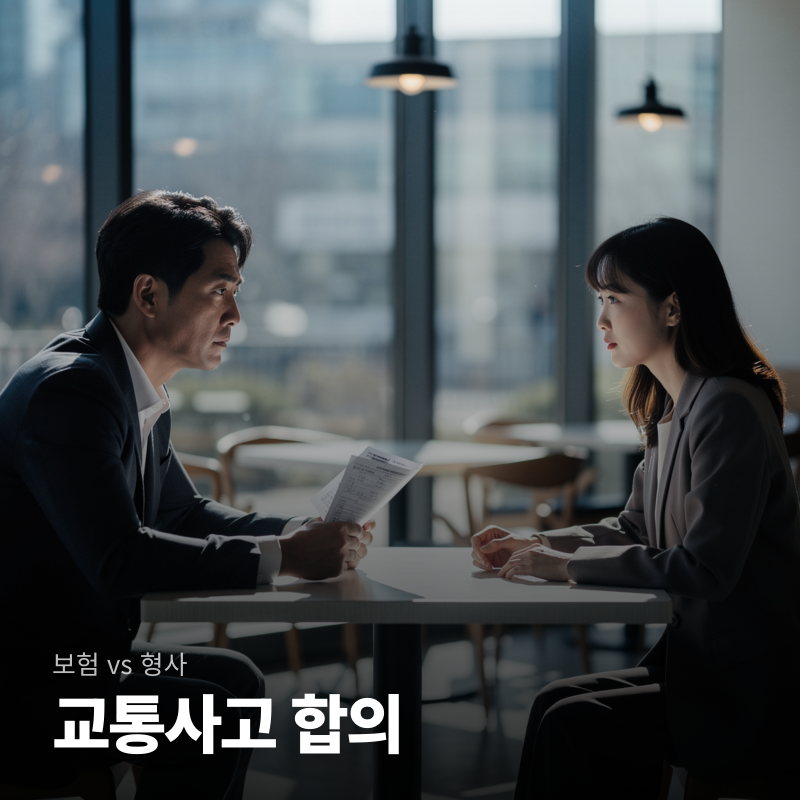 보험 합의와 형사합의는 무엇이 다른가요?