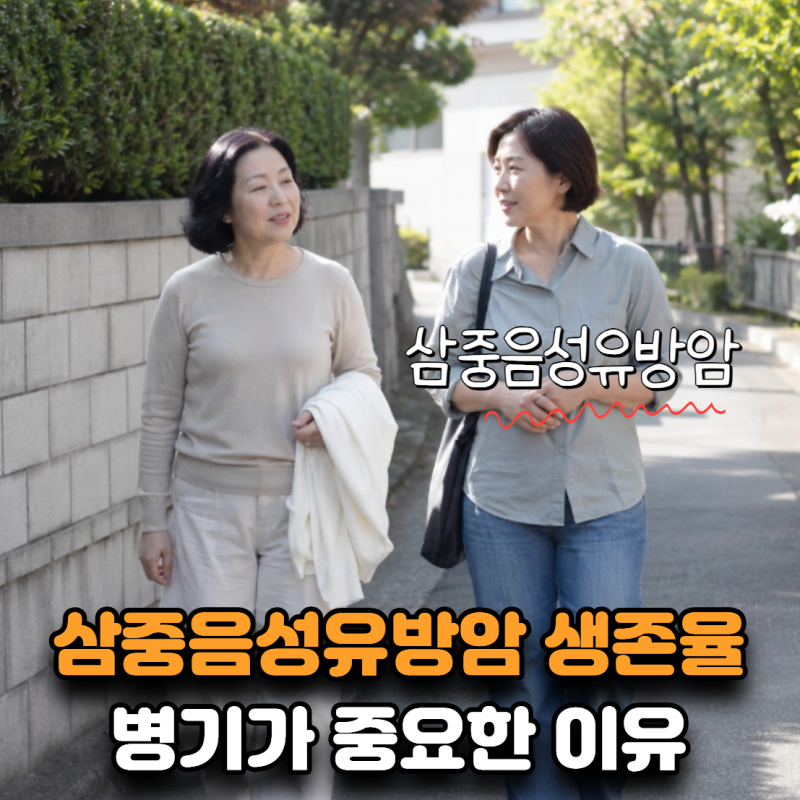 “치료법도 없다던데…” 삼중음성유방암 생존율이 사람마다 다른 이유