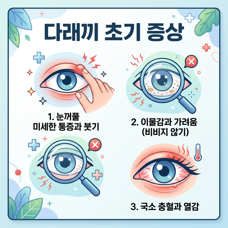 다래끼초기증상 딱 이렇다면, 다래끼약 드셔보세요