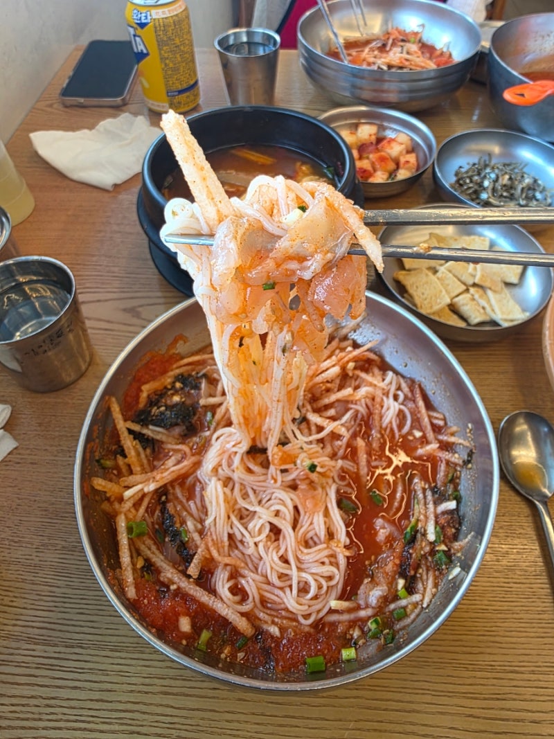 포항 물회 맛집 환여횟집 30분전 오픈런 바로입장, 맛 후기