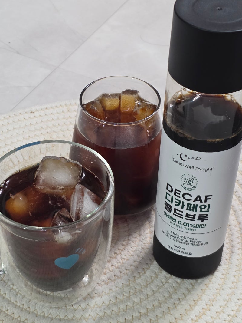 디카페인 콜드브루 원액 | 0.01% 카페인으로 밤에도 부담 없이 즐기는 맛있는 커피