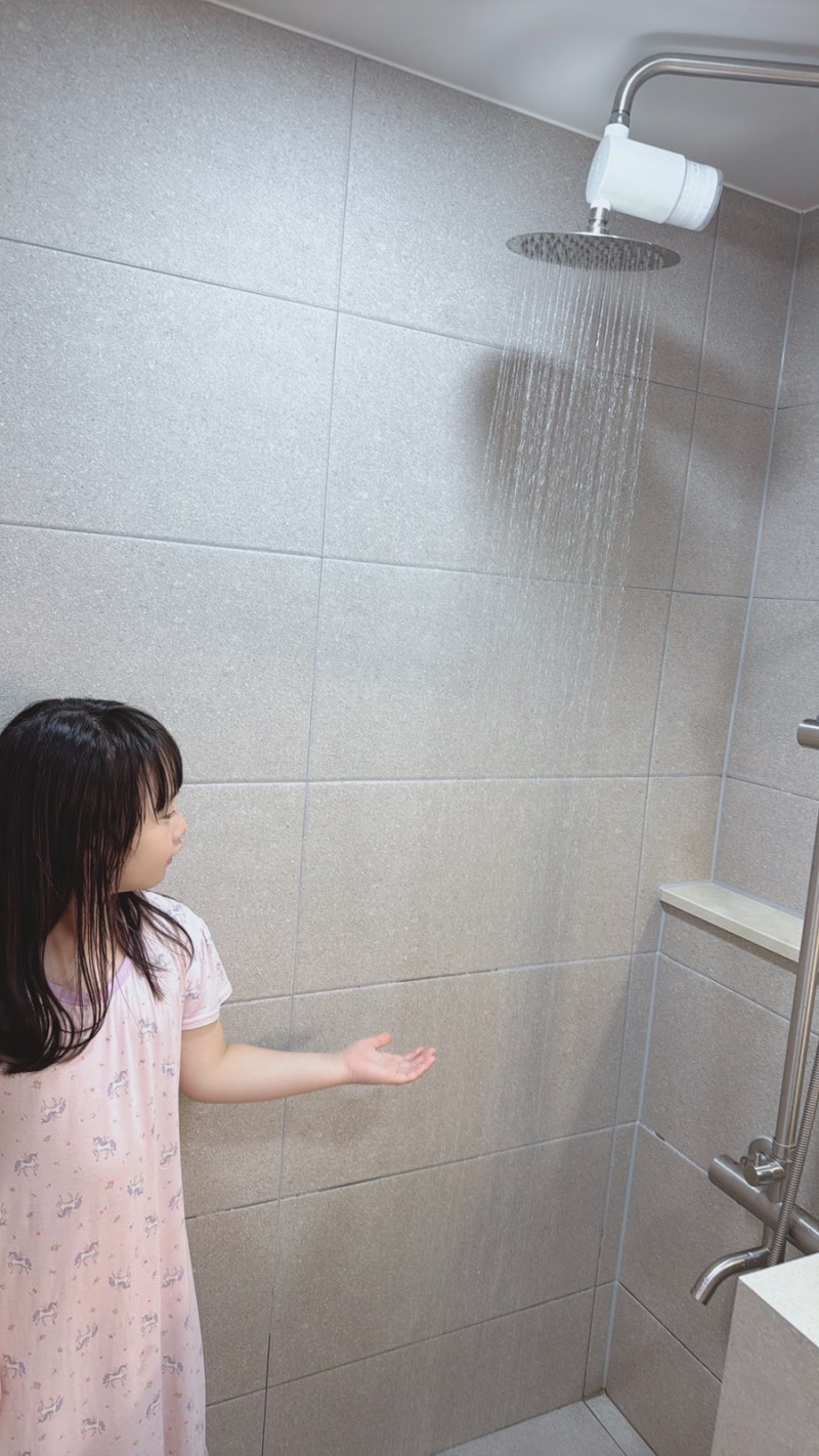 바디럽 대용량 샤워 필터 해바라기 수전 설치 PFAS 제거 샤워기