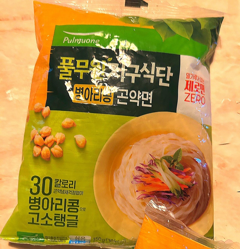 [내돈내산] 다이어트 콩국수 만들기! 풀무원 지구식단 병아리콩 곤약면 30kcal 솔직 후기