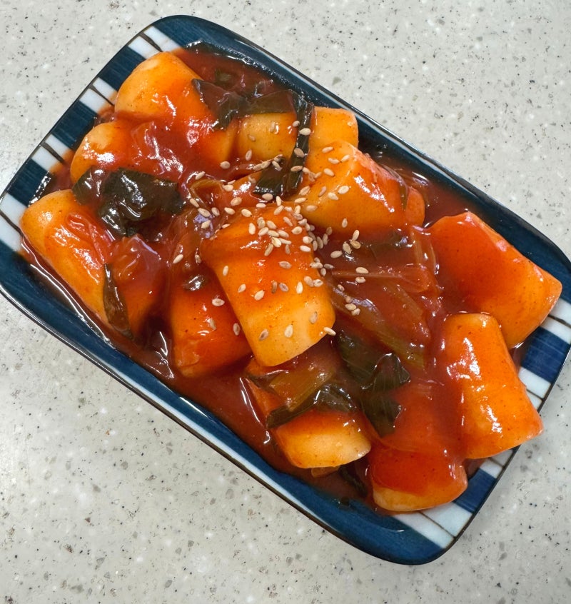 시장 떡볶이 레시피, 쌀떡으로 만들어봤어요