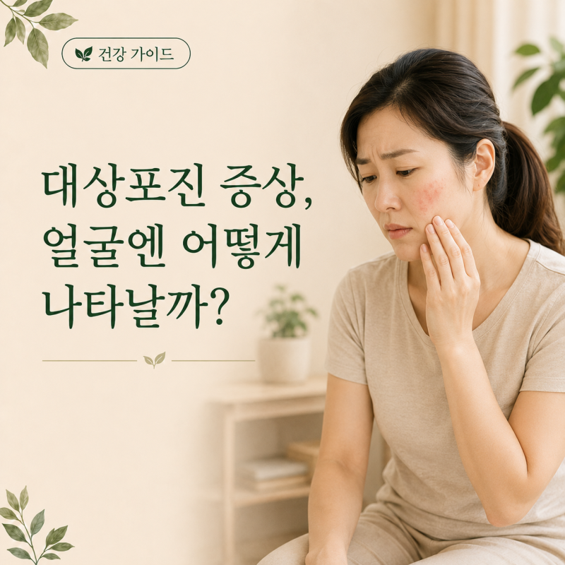 얼굴 대상포진 증상 얼굴에 이 증상 나타나면 바로 병원가세요