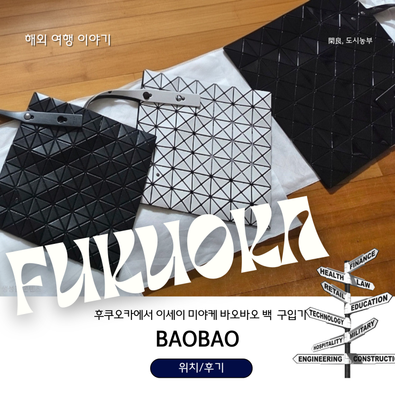 일본 후쿠오카 이와타야 백화점에서 이세이 미야케 바오바오 백 구입기(바오바오 정리, 할인....