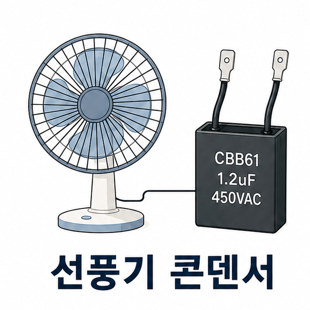 선풍기 콘덴서 교체, 용량 잘못 사면 벌어지는 일