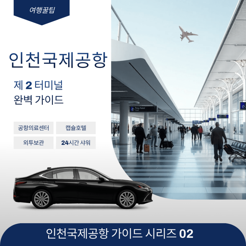 [인천공항 제2여객터미널 편의시설 총정리] 공항의료센터(병원/약국), 다락휴, 외투보관, 24시....