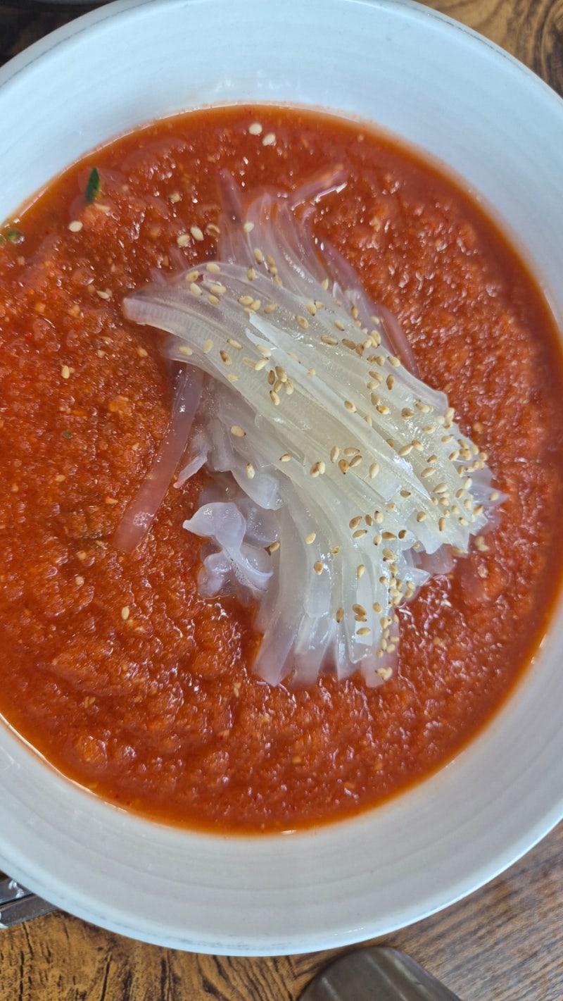 [한식] 제주도 도두해녀의집 한치물회 맛집
