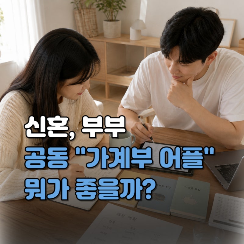 신혼부부 가계부 어플 추천!공동 가계부앱으로 부부가 함께 생활비 관리하는 방법
