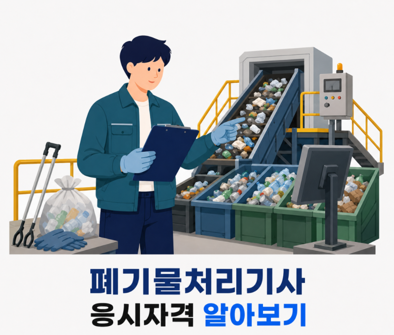 폐기물처리기사 응시자격, 하는일, 전망 알아보기