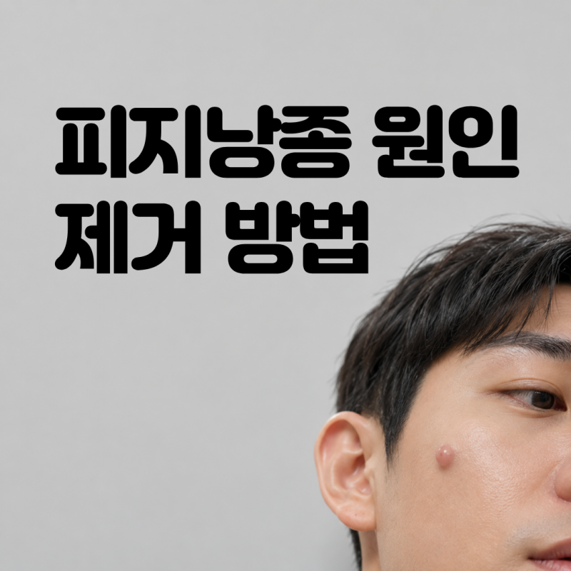 손으로 짰다간 큰일 납니다. 피지낭종 생기는 이유 제거 방법 비용
