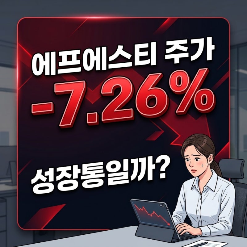 에프에스티 주가, 반도체 미래 먹거리 준비 중인데 왜 하락했을까요? (2026년 7월)