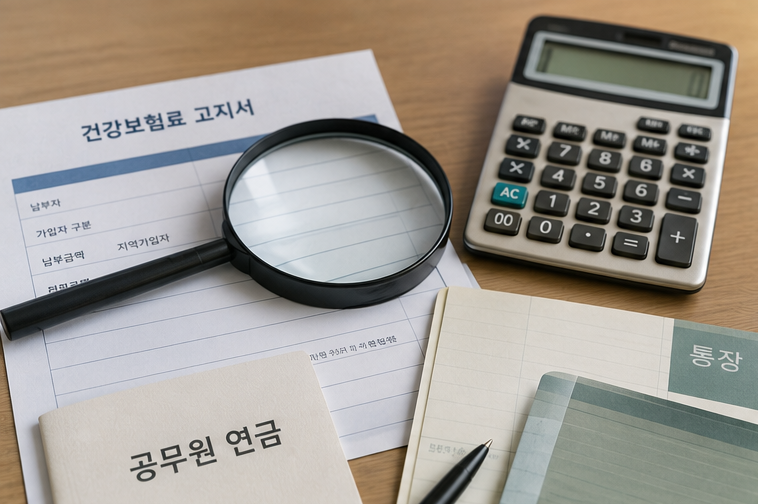 공무원연금 건강보험 피부양자 탈락 기준과 지역건보료 계산방법 안내