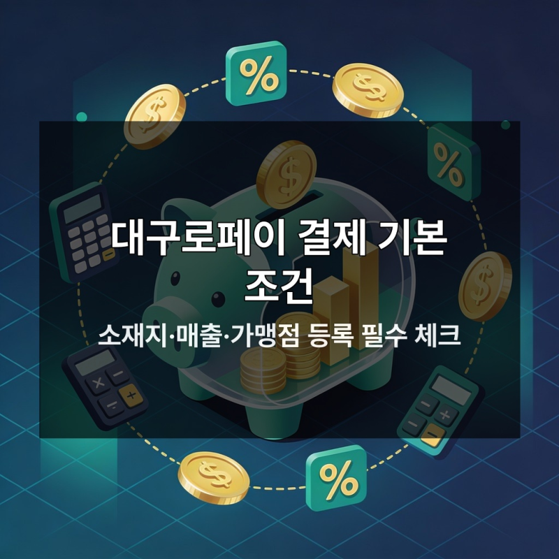 대구로페이 결제 가능 조건 3가지 꼭 확인해야 하는 이유
