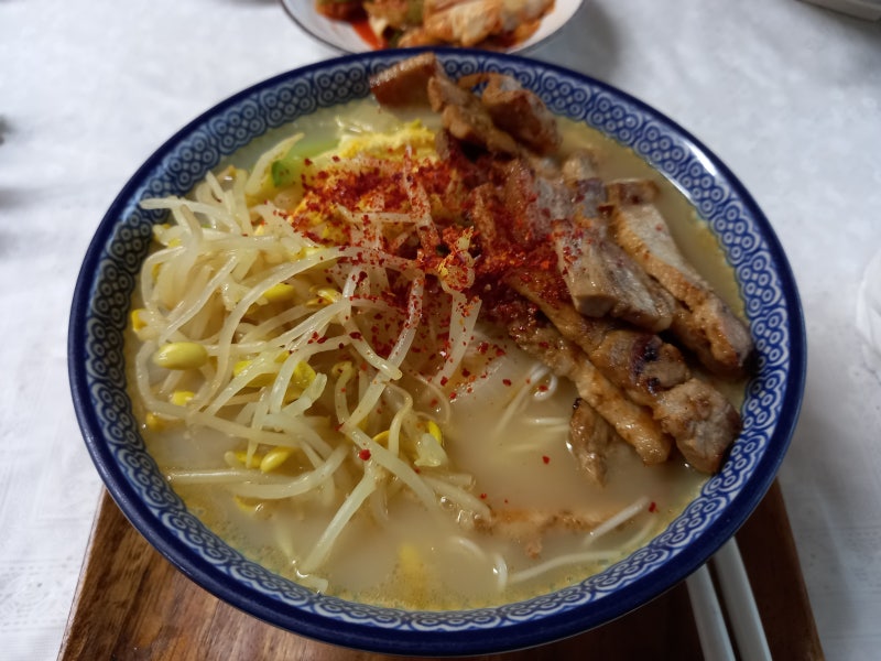 돈골분말로 간단하게 만들어보는 제주도식 고기국수(돔베국수) 레시피