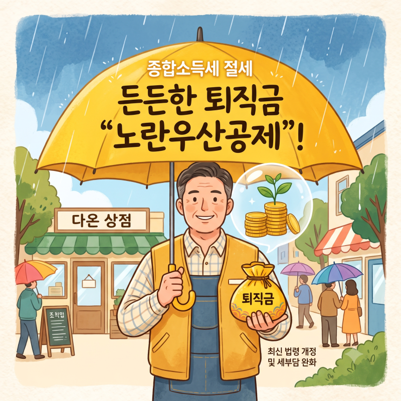 [종합소득세 절세] 사장님들의든든한 퇴직금 '노란우산공제'! 최신 법령 개정과 세부담 완화 ....