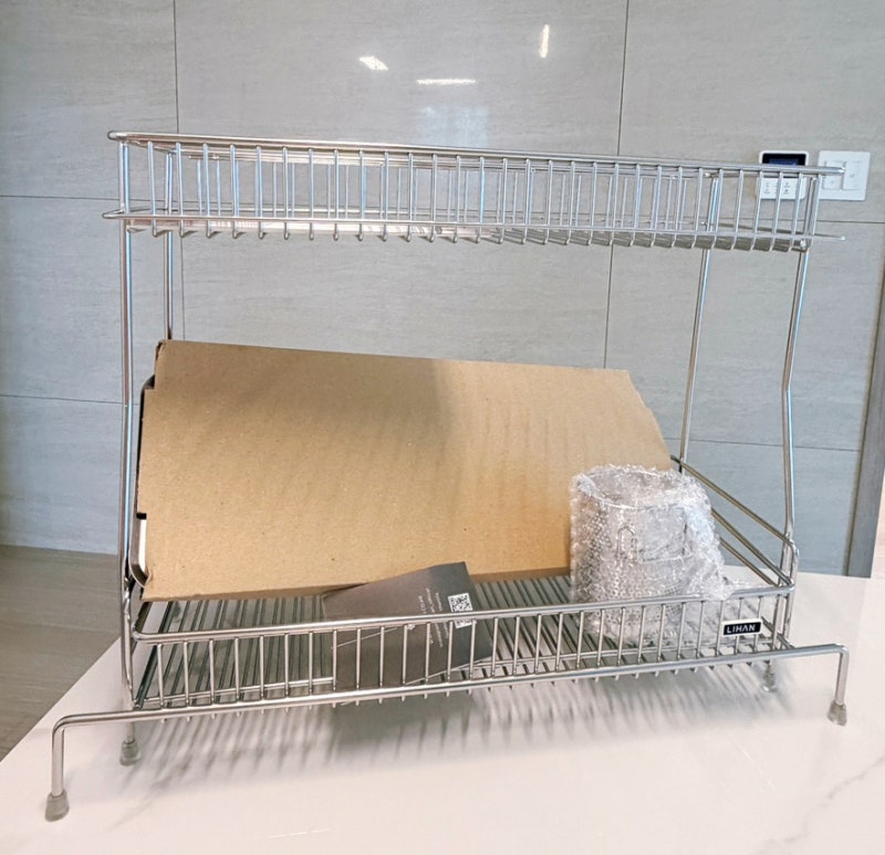 좁은 주방도 넉넉하게 만들어주는 한국도자기리빙 리한 에르노바 스텐 304 2단 확장형 한뼘 ....