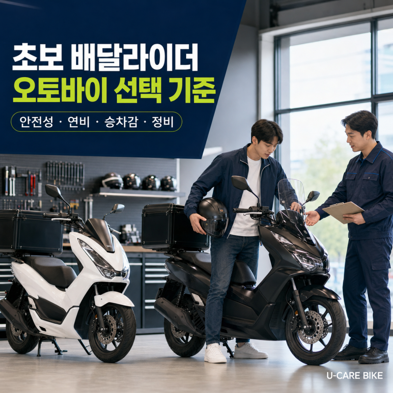초보 배달라이더가 오토바이를 선택하는 기준｜배달오토바이 렌탈 전 꼭 확인하세요