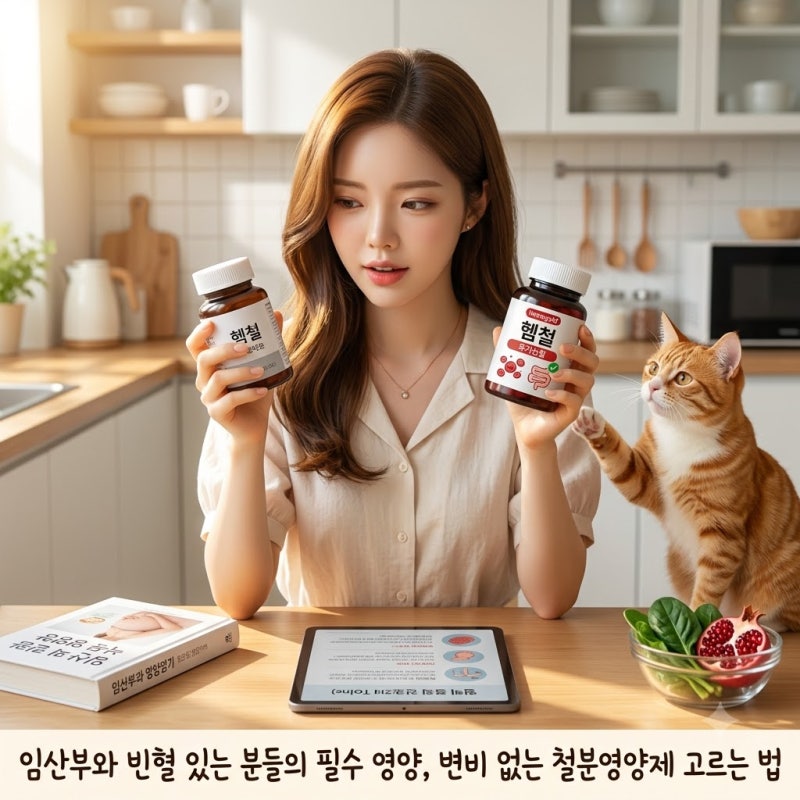 임산부와 빈혈 있는 분들의 필수 영양, 변비 없는 철분영양제 고르는 법