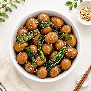 꽈리고추 메추리알 장조림 레시피, 깐 메추리알 요리 밑반찬 만들기