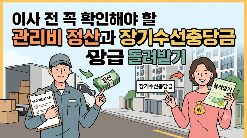 이사 전 꼭 확인해야 할 관리비 정산과 장기수선충당금 돌려받기