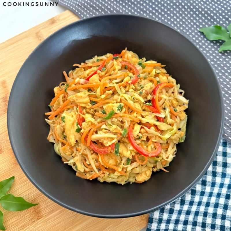 고소해서 정말 맛있고 살도 쏙쏙 빠지는 땅콩버터 계란 양배추 볶음 만들기 다이어트식단 건....