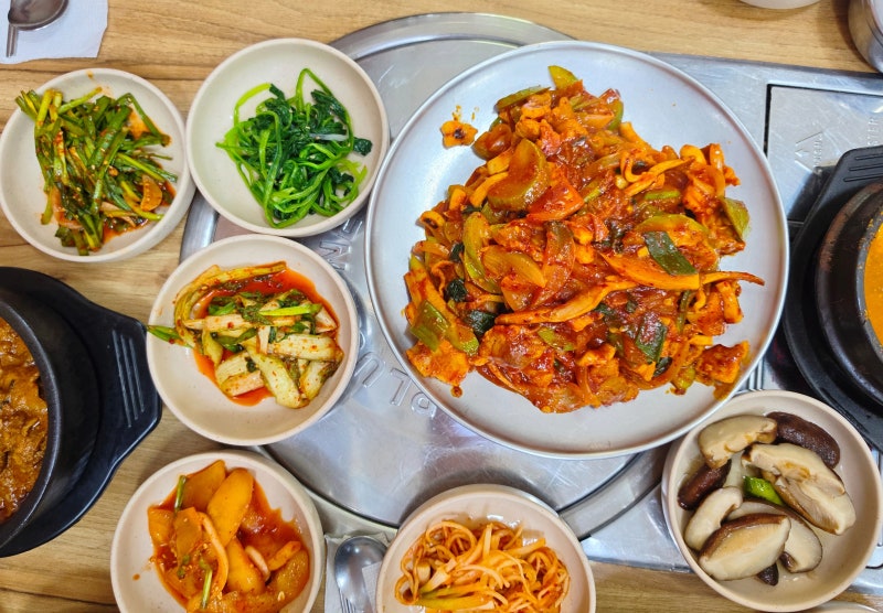 공덕역 점심 한식 백반 '삼미정 숯불구이'