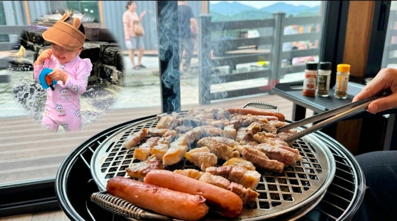 [용인] 아이랑 당일치기|용인 아이랑 가볼만한곳 '비위치 셀프바베큐' 솔직 후기! (예약, 가격....
