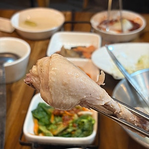탄방동저녁식사 백선당찜닭 대전탄방본점 몸보신 제대로 하고 온 닭한마리 샤브칼국수 맛집