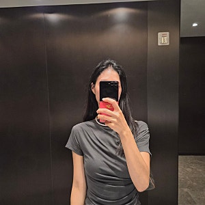 쇼핑✨️ 룩캐스트 제제 언발란스 티셔츠 /시아 텐셀 드레이프 티셔츠 /모헤 시그니처티