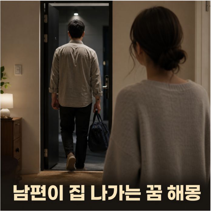 남편이 집 나가는 꿈 해몽, 찜찜한데 어떤 의미가 있을까?